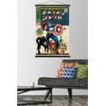 thumbnail image 2 of Marvel Katakana - Captain America #100 Wall Poster with Magnetic Frame, 22.375" x 34", 2 of 6