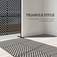 thumbnail image 4 of Outsunny Metal Privacy Screen W/ Expansion Screws Outdoor Divider, Triangle, 4 of 10
