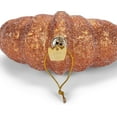 thumbnail image 3 of Kurt Adler Noble Gems 4.25-Inch Brown and Yellow Croissant Christmas Ornament, 3 of 6