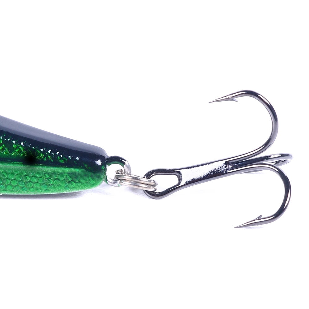 HENGJIA Fishing Lures for Bass Trout, Pencil Popper Fishing Lure for Bass Catfish Pike Perch,  Sinking Lifelike Swimming Lures Hard Bait for Freshwater Saltwater