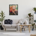 thumbnail image 3 of Stupell Industries Retriever Dog with Football Animals & Insects Painting Black Floater Framed Art Print Wall Art, 25 x 31, 3 of 10