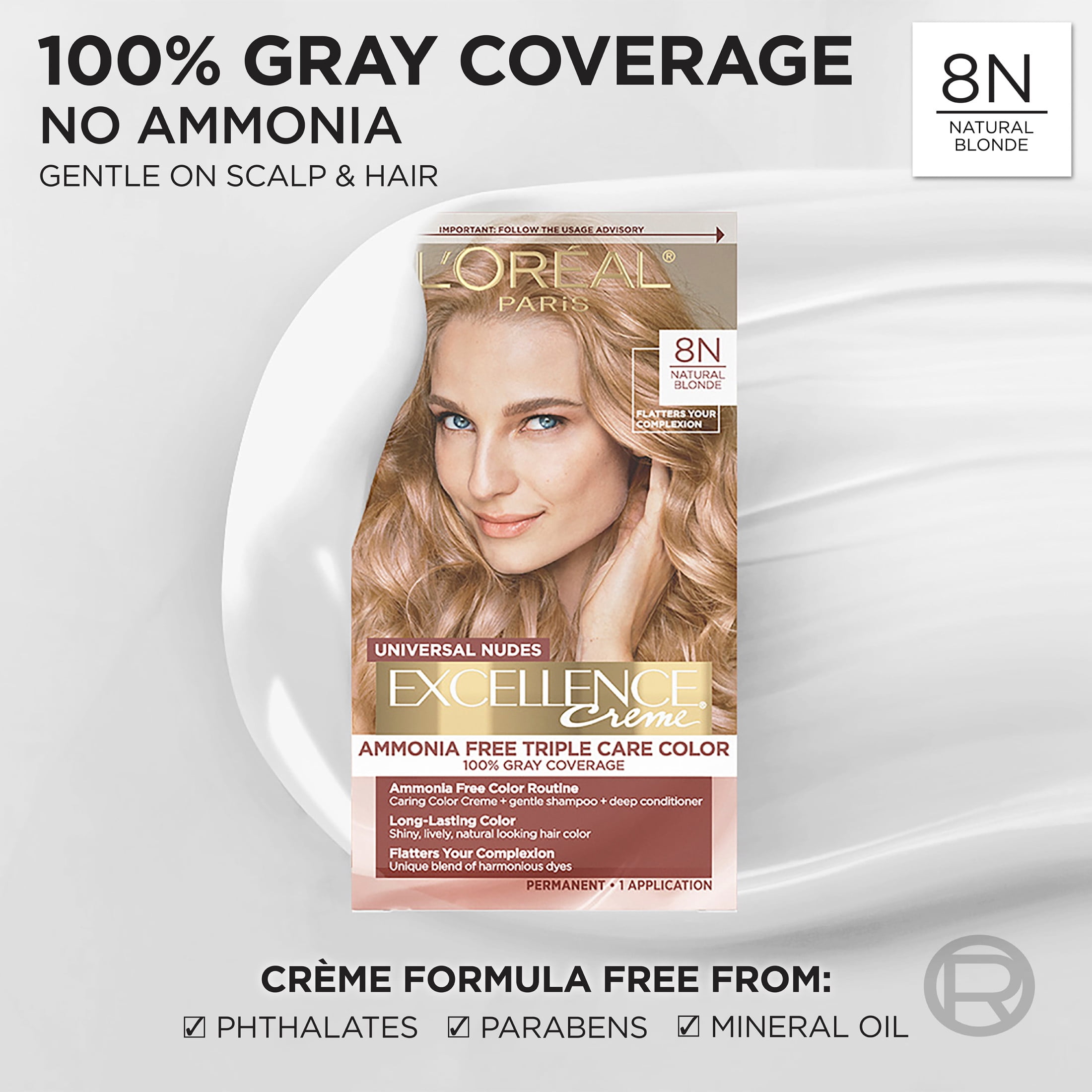 L'Oreal Paris Excellence Universal Nudes Permanent Hair Color 5N