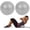 Gray, variant on 2 Pack Exercise Balls, 8-9 Inch Mini Pilates Yoga Balls, Anti-Burst Small Fitness Balls for Pilates, Yoga, Core and Physical , Improves