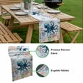 thumbnail image 5 of Coastal Nautical Octopus Table Runner - 72 Inch Long, Kitchen Dining Table Runner Dresser Scarves, Oceans Corals Starfish Jellyfish Farmhouse Decor for Coffee Tables Wedding Party Banquet, 5 of 8