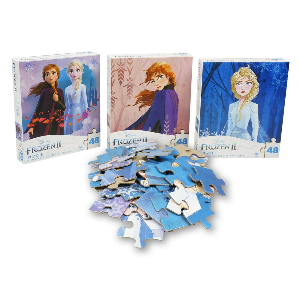 48 Piece Frozen II Puzzle 3 pcs