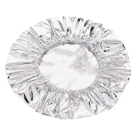 Aluminum Foil Covers Home & Kitchen Essentials Elastic Rim Moisture Locking Plate Covers For Silver 10-14 in Fit 40 Pc