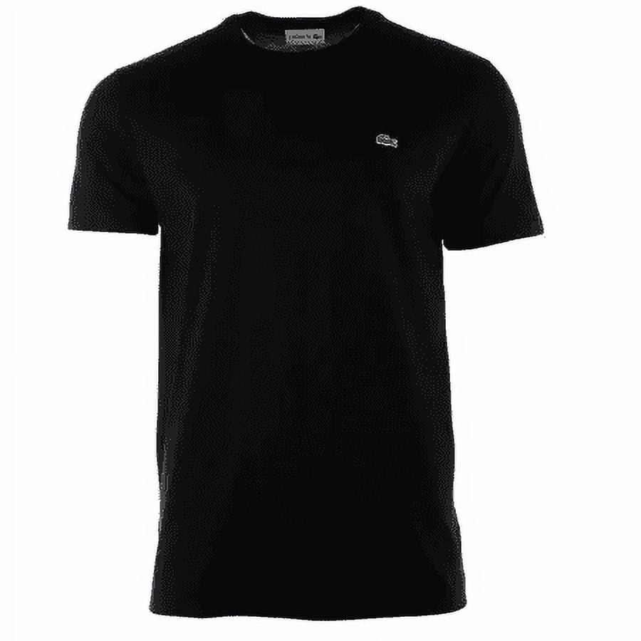 Tシャツ・カットソー LACOSTE Men T-shirt Black TH6709 031 Lacoste Mens Crew Neck Pima Cotton Jersey T-shirt Black