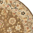 thumbnail image 2 of SAFAVIEH Chelsea Kaeden Floral Wool Area Rug, Brown/Ivory, 4' x 4' Round, 2 of 4