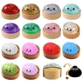 thumbnail image 2 of Mystery Giant Dumplings Squishies, Soft Squishy Soft Squeeze Stress Ball with Food Steamer, Realistic Steamed Bun Fidget T-oy, Sensory Relief for Adults, 2 of 6