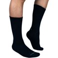 thumbnail image 3 of OTECKA Unisex Basic Crew Socks with Moisture-Wicking - Cushion Comfort Crew Socks, Blue - 6 Packs, Large-X-Large, 3 of 5