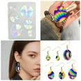 thumbnail image 6 of WINDLAND Holographic-Silicone Molds Rectangle Oval Light and Shadow Cartoo Resin Molds Rhombus Mold for Keychain Jewelry Making, 6 of 21