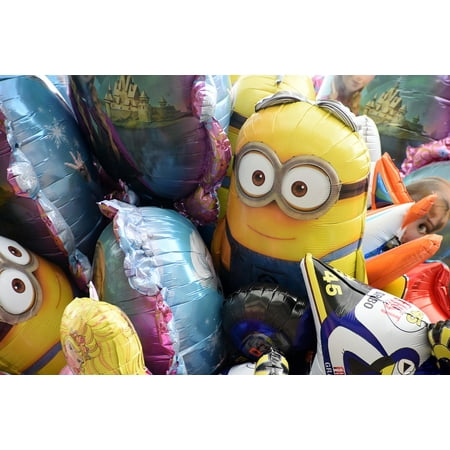 - LAMINATED POSTER Balloons Colors Festival Shindig Poster Print 24 x 36