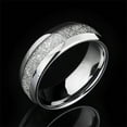 thumbnail image 1 of Stainless Steel Ring Jewelry Delicate Rings Dressing Up Decorative Accessory for Wedding Engagement Party Daily Working Silver Size 7, 1 of 8