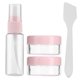 thumbnail image 2 of Juego de botellas de viaje botella de spray de maquillaje vacía reutilizable portátil kit de contenedor de tarros de crema de loción 2 colores 4 unids/set ANGGREK Otros, 2 of 8