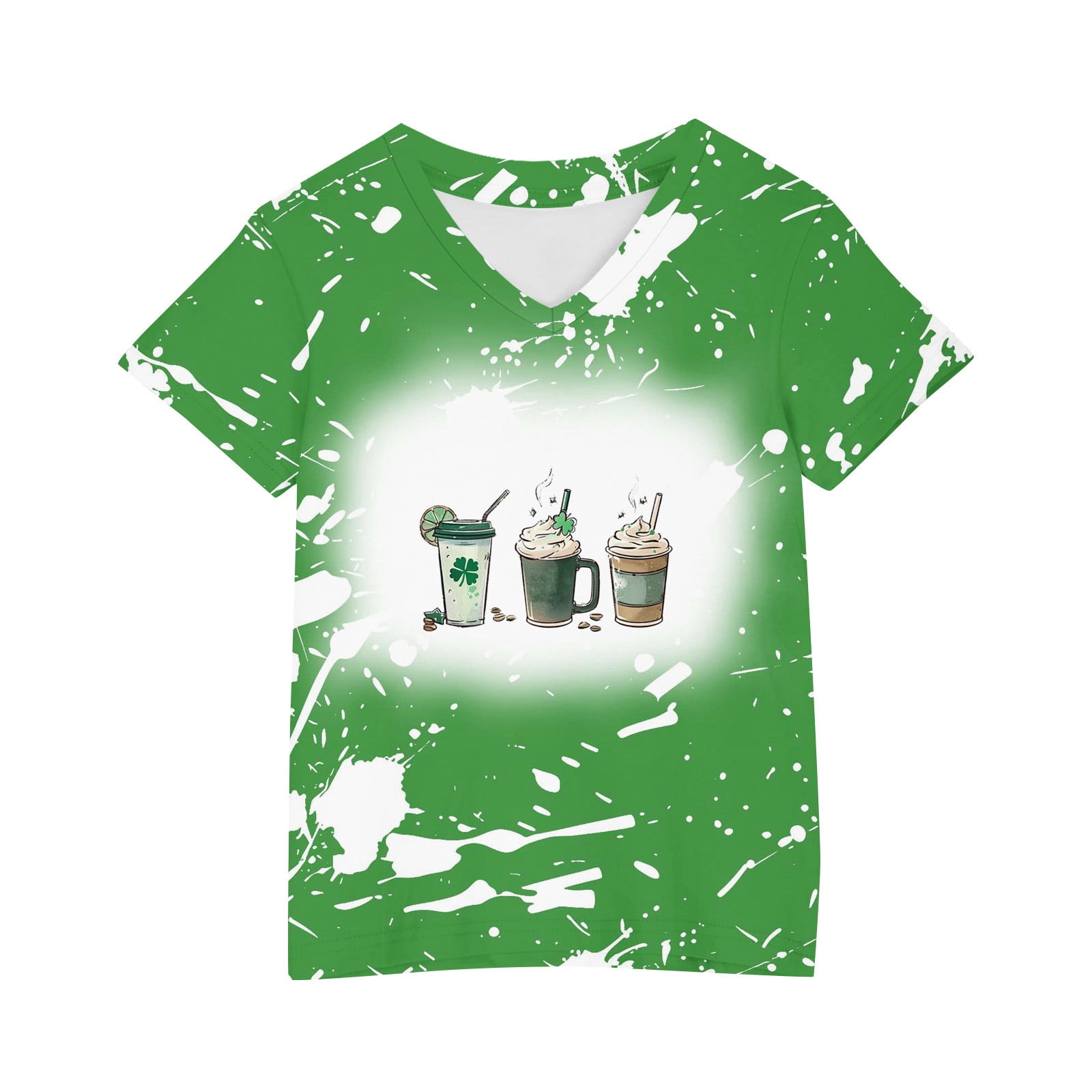 Mceream St Patrick's Day Shirt Boys Girls Short Sleeve T-Shirts
