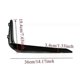 thumbnail image 4 of Fit For Bmw 5 Series G30 G38 M Sport 2018-2020 51118070541 51118070542 Glossy Black 1 Pair Front Bumper Front Fog Light Eyelid Trim, 4 of 5