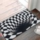 thumbnail image 1 of 3D Optical Illusion Doormat, Non-Slip Design, 40x60cm, Ideal for Indoor and Outdoor Spaces Including Kitchens and Hallways, 1 of 4