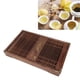 thumbnail image 3 of Tea Talent Tipo Depósito Y Drenaje Bandeja De Té De Maciza Caja De Bandeja Para Servir Mesa De Té Gongfu, 21,2 X 13,4 X 2,36 Pulgadas Con Cuatro Esquinas Piezas De Cobre, 3 of 7