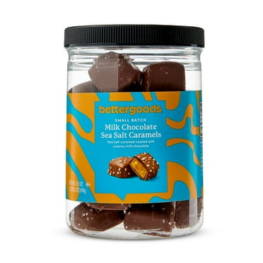 bettergoods Small Batch Milk Chocolate Sea Salted Caramels, 24.3 oz