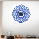 thumbnail image 5 of Reloj de Pared Islámico, Relojes de para Musulmán Eid Ramadan, de Dormitorio, Cocina, Oficina en Casa Azul Baoblaze reloj de pared moderno, 5 of 7