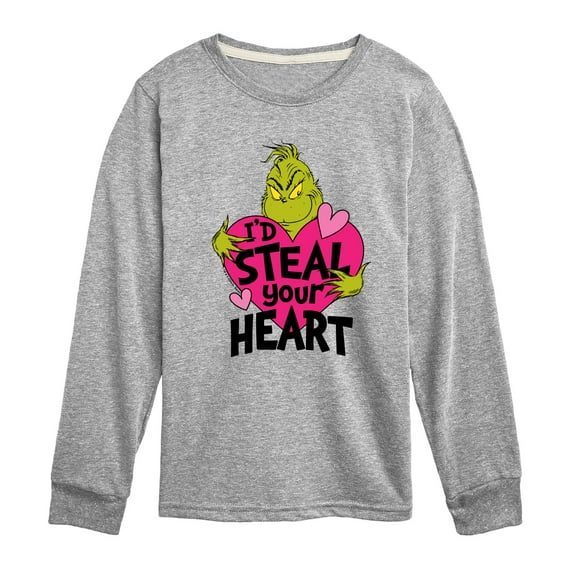 The Grinch - I'd Steal Your Heart  - Toddler & Youth Long Sleeve Graphic T-Shirt