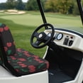 thumbnail image 6 of Pzuqiu Cherries Backrest Bottom Seat Cover Stretchy Golf Cart Bench Seat Covers, Portable, Suitable for Outdoor Golf Carts, Fit for Ezgo Ezgo Golf Cart Ezgo Club Car Front Seat, 6 of 9