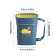 thumbnail image 3 of Taza de Baño, Enjuague Bucal de Plástico con Asa, Vaso, 7.5 x 7.5 x 10 cm, Base Antideslizante, Diseño Ligero para Cepillo de Dientes, Enjuague Bucal, Azul Cielo, 3 of 6