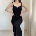 thumbnail image 4 of Vestido Bandolera De Punto De Seda Hielo PRD, 4 of 4