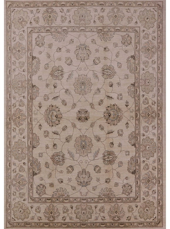 Ahgly Company Machine Washable Indoor Rectangle Industrial Modern Dark Almond Brown Area Rugs, 5' x 7'