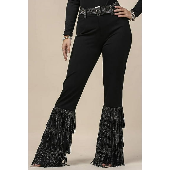Cha Cha Fringed Long Pants