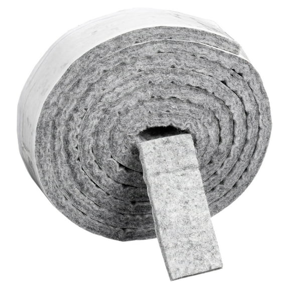 OUNONA 1 Roll Self-Adhesive Felt Furniture Pads Non-Skid Floor Protectors for Hardwood Tile Carpet Floors