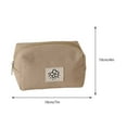 thumbnail image 3 of Bolsa de cosméticos para mujer, bolsa de maquillaje suave y bonita con cremallera para uso diario de niñas y mujeres, 3 of 3