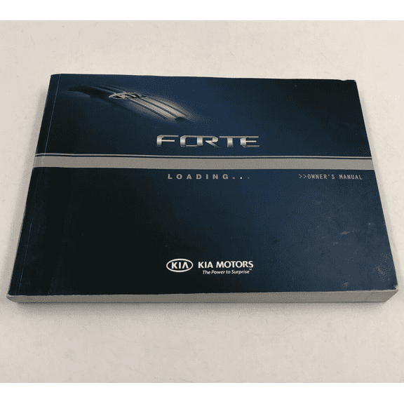 2011 Kia Forte Owners Manual Handbook OEM J03B41007