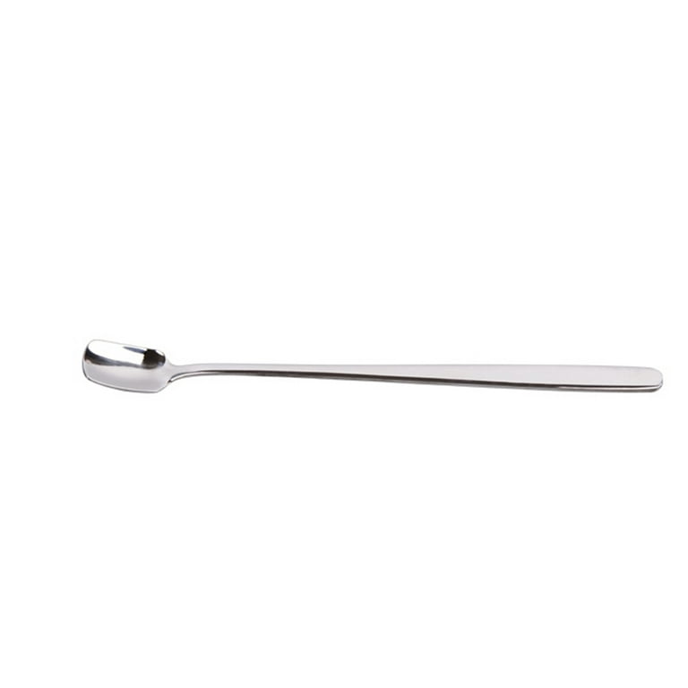 1 Piece Spoon Square Head Stainless Steel Long Handle TeaSpoon