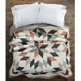 thumbnail image 2 of Better Homes & Gardens Starburst Patchwork Cotton Quilt, Off-White, Full/Queen, All Ages, 2 of 9