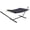 Dark Gray, variant on Portable Hammock with Stand & Carry Bag, Heavy Duty 450Lb Capacity, Quilted Polyester & Net Design, for Indoor & Outdoor Use, Light blue & Green Stripes