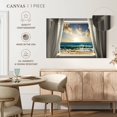 thumbnail image 5 of Elephant Stock Vitamin Sea Window Wall Art - Horizontal Canvas Wall Art - Living Room Wall Decor - Beach Canvas - Teal And Blue Decor - 12" x 8", 5 of 8