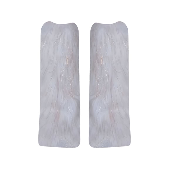 OQRKI Leg Warmers Fur Boot Covers Furry Boot Cover Imitation Socks Shoe Cover Leg Cover Long Foot Cover Women's Leg Warm and Slim Leg Warmers for Women Winter White E