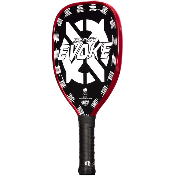 Onix Graphite Evoke Teardrop Pickleball Paddle, White