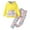 Yellow, variant on Gubotare Baby Girl Fall Outfits New Born Girls Clothes Cool Girl Print Tie Dye Hoodie Pullover Sweatshirts Leggings Teen Girl Clothes (Pink,110)