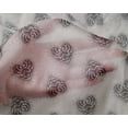thumbnail image 4 of oneOone Silk Tabby Fabric Floral Block Printed Fabric 1 Yard 42 Inch Wide, 4 of 4