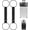 Black, variant on Luggage Connector Straps for Suitcase, Adjustable Travel Belt for Carry  Bag, Backpack, Accessories, Thickened Elastic Add A Bag Bungee Strap, 2 Pack