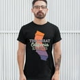 thumbnail image 3 of Tee Hunt The Great California Exodus T-Shirt Leaving California Men's Tee, 3 of 5