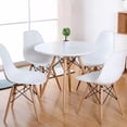 thumbnail image 4 of Mesa Eames Redonda 80 MDF Blanca Grupo Microtec Estilo Eames Patas comedor de Madera Minimalista Grupo Microtec minimalista, 4 of 4