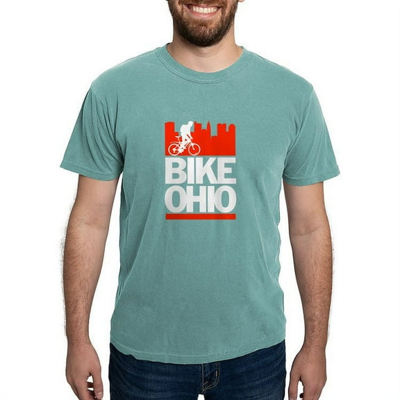 CafePress - Bike Ohio T Shirt - Mens Comfort Colors Shirt