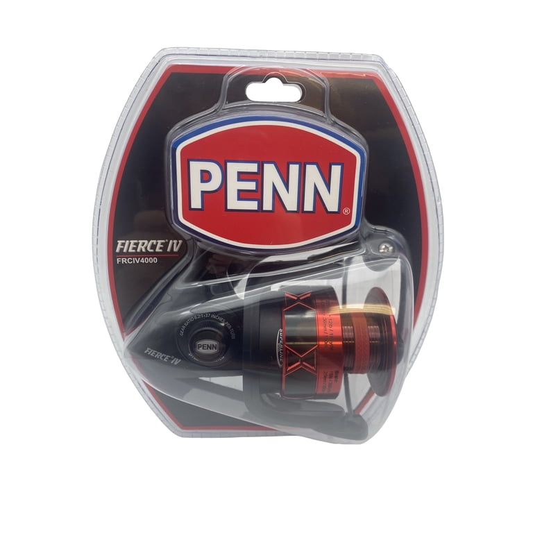 2 pack) PENN Fierce IV Spinning Reel, 4000 Size Fishing Reel