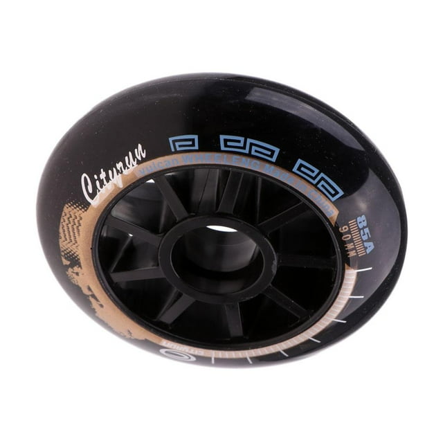 Almencla Inline Roller Skate Wheel Replacement Skate Accessories 90-110mm-Black