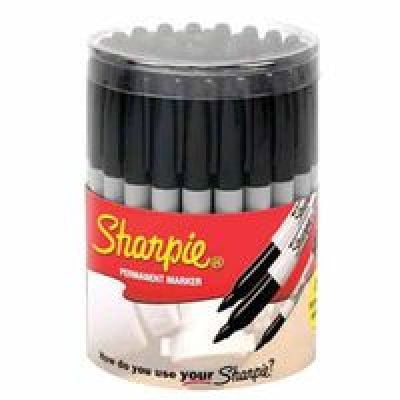 Sharpie 36 Piece Bulk/2 Canister-Black