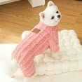 thumbnail image 2 of Winter Lined Dog and Cat Jumpsuit Full Body Warm Protective Apparel For Cold Weather Outdoor Indoor Use, 2 of 6