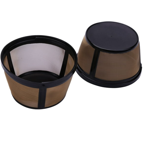 Reusable 4 Cup Basket . Coffee Replacement Coffee Filter -For . Coffee Permanent Coffee Filter for . Coffee Maker and Brewer (2 Pack])
